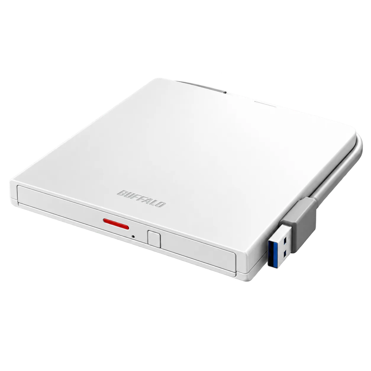 BUFFALO 隨身藍光光碟機 (支援Chrome／Mac／Windows11) 白色 BRXL-PT6U3-WHE [USB-A／USB-C]