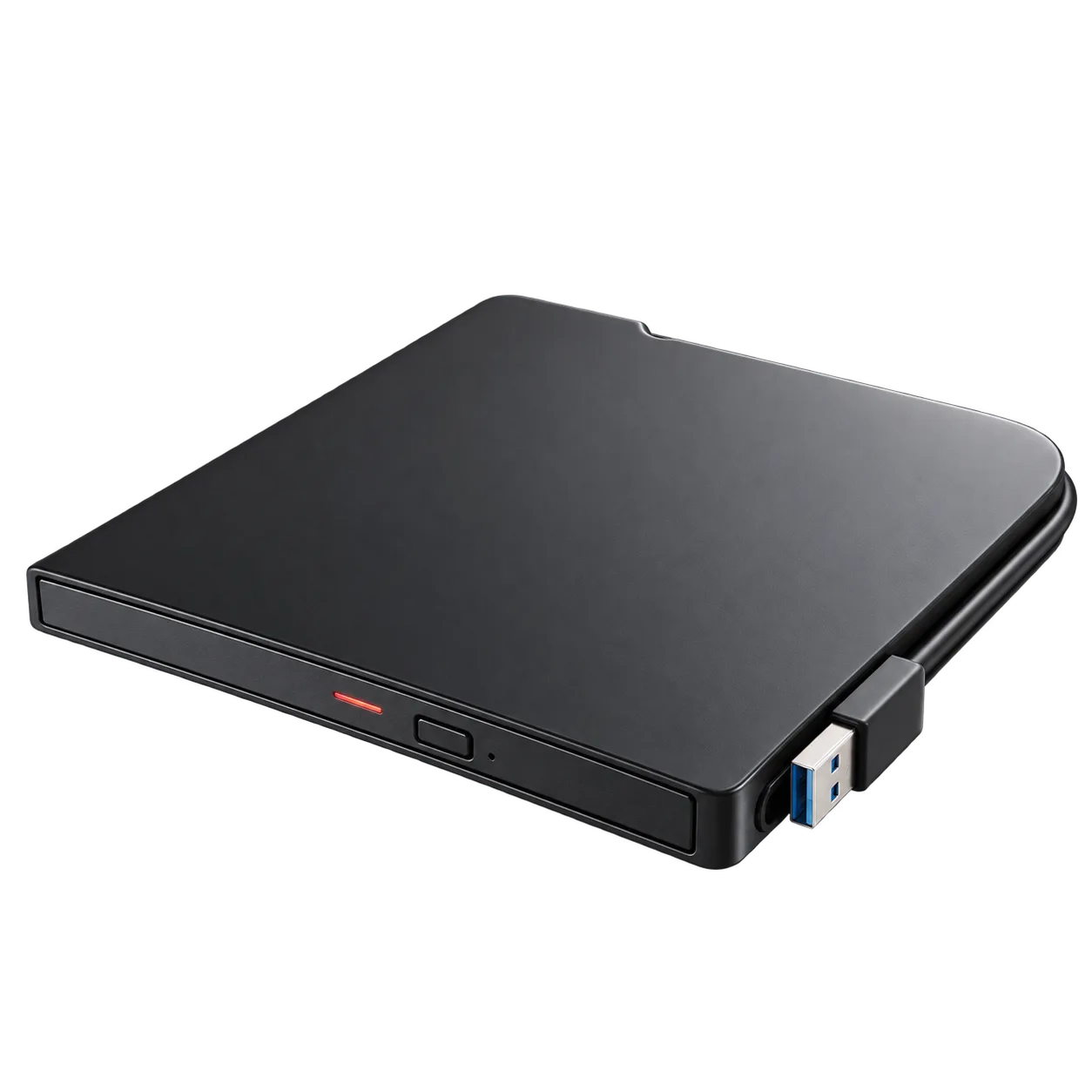 BUFFALO 隨身DVD光碟機 (支援Chrome／Mac／Windows11) 黑色 DVSM-PTV8U3-BKB [USB-A]