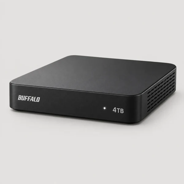 BUFFALO USB-A接続 テレビ・パソコン両対応 ブラック HD-LE4U3-BB [4TB /据え置き型] 外接 HDD