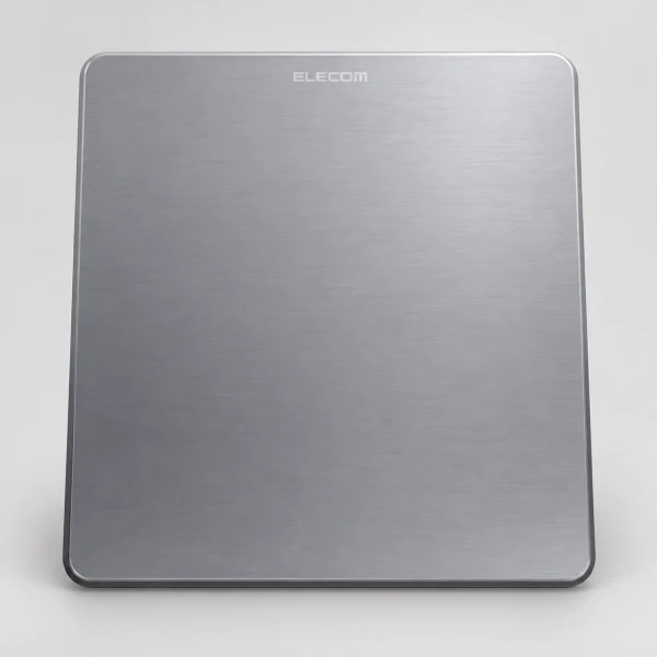 ELECOM マウスパッド [150ｘ180ｘ0.3mm] “メタリック” ダークシルバー MP-112BK 滑鼠墊