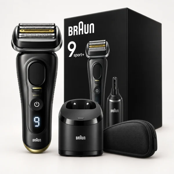 Braun Series 9 Sport+ 9350cc Electric Shaver Studio Black [4 heads / AC100V-240V]