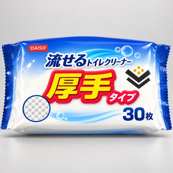 落ち落ちＶ流せるトイレクリーナー厚手３０枚