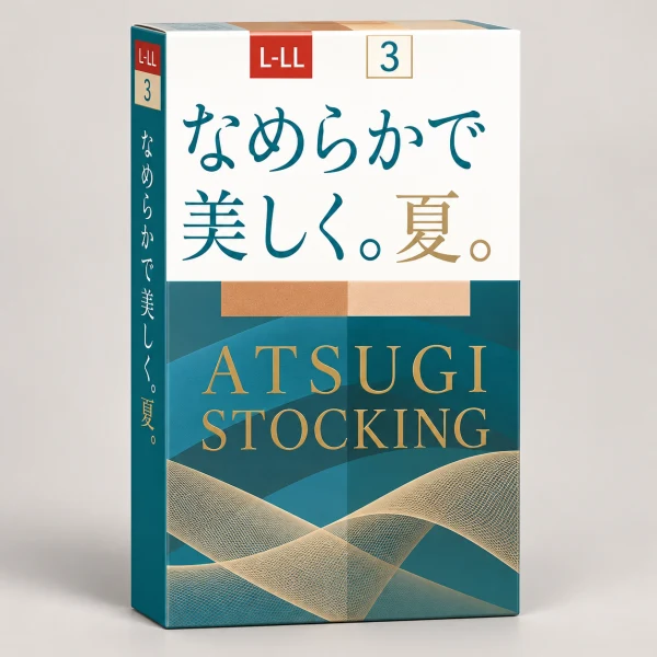 ATSUGI 厚木美腿絲滑絲襪 夏日 純米色L-LL ( 3雙裝 )