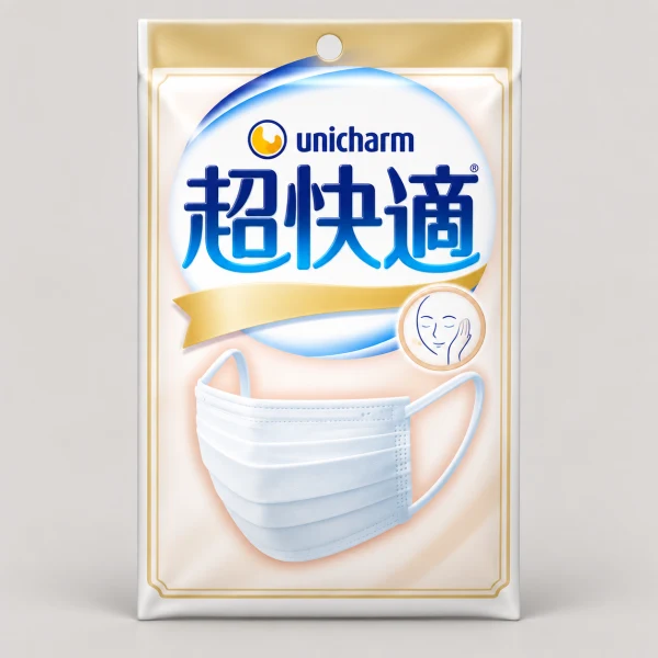 Unicharm尤妮佳 超快适敏感肌口罩 白色 标准码 6个