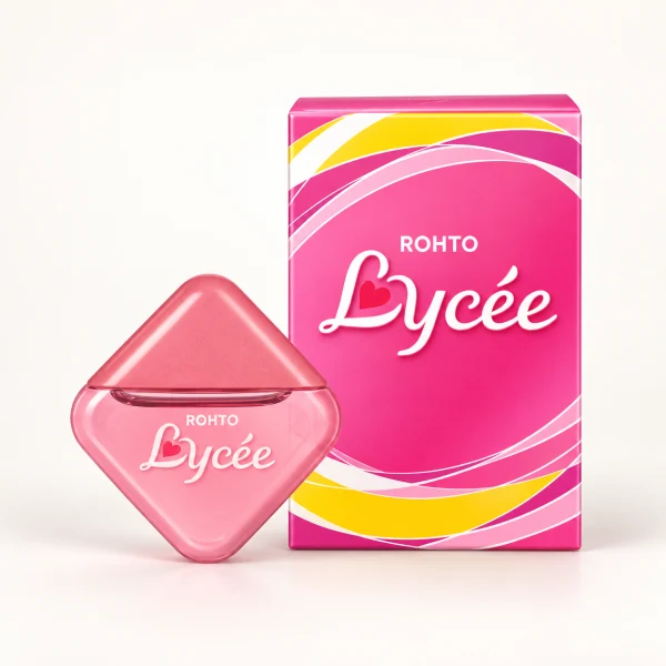 ROHTO樂敦製藥 Lycee 日本直郵進口改善眼睛疲勞炎症維他命消除眼部紅血絲 小花眼藥水 8ml