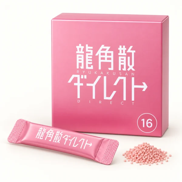 龙角散免水润颗粒滋润护嗓清喉直爽糖果粉末【水蜜桃味】16包/盒