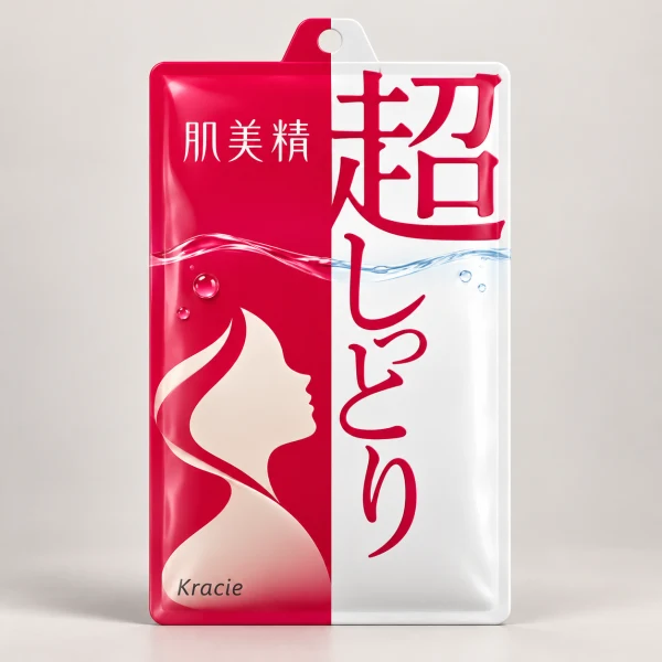 Kracie 肌美精 日本直郵進口緊緻彈力滋潤保濕補水 保濕滲透面膜【超保濕型】 5枚入