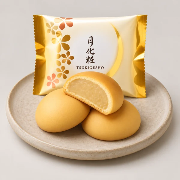 青木松風庵月化粧牛奶饅頭