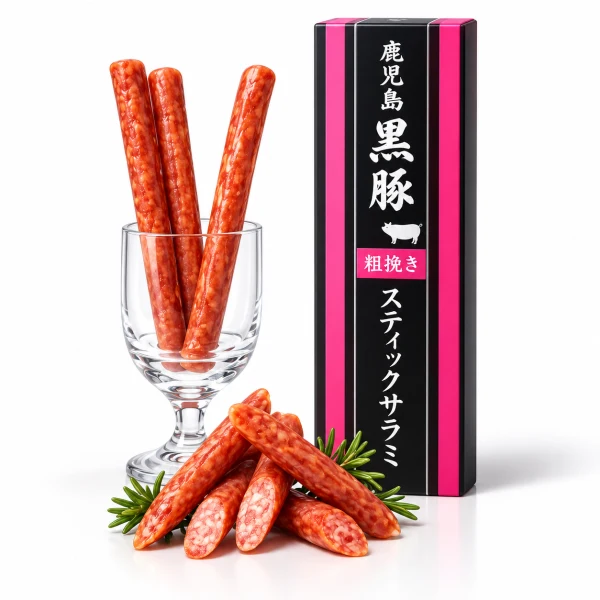鹿兒島黑豬棒狀莎樂美香腸