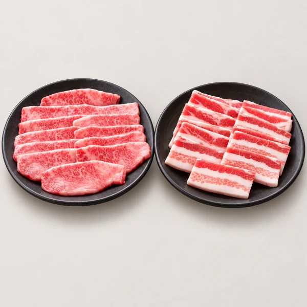 Kagoshima Kuroge Wagyu & Kurobuta Pork Yakiniku Set
