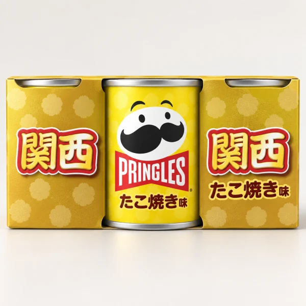 プリングルズ たこ焼き味 53ｇ３缶入り 【関西エリア限定】