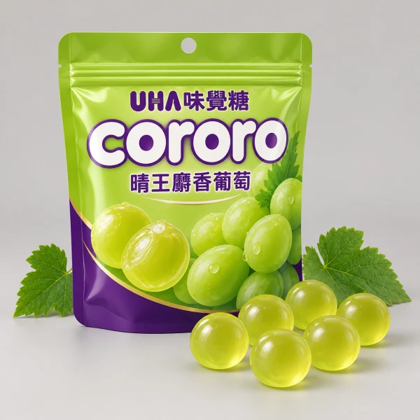 UHA味覺糖 cororo 晴王麝香葡萄