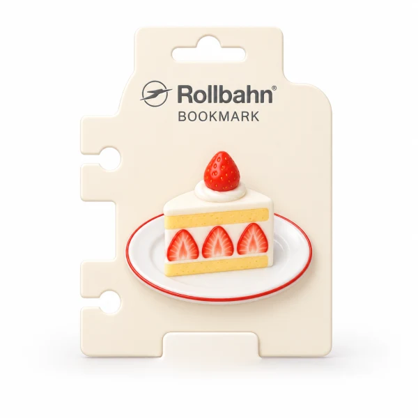 Rollbahn Cake Bookmark