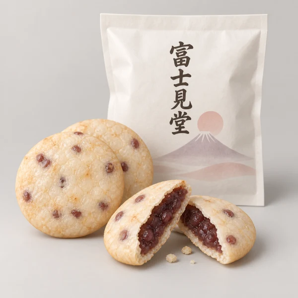 富士見堂 紅豆米仙貝