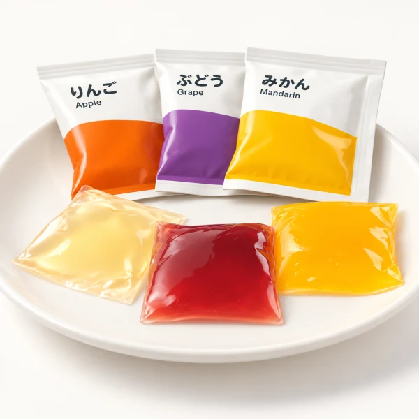 100%果汁三種水果果凍