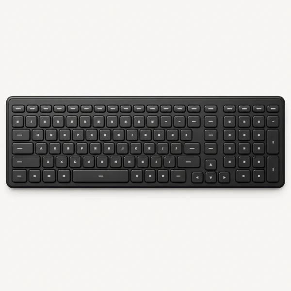 無線薄型コンパクトキーボード ブラック