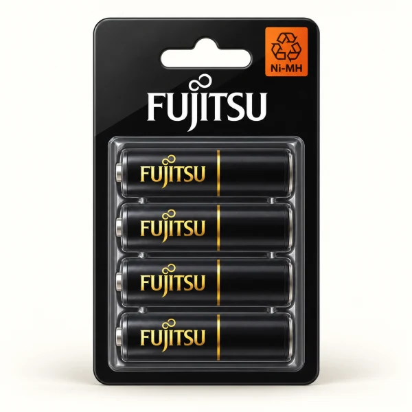 【FUJITSU 富士通】日本製 低自放電高容量2450mAh充電電池HR-3UTHC  3號4入